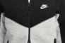 Толстовка чоловіча Nike Sportswear Tech Fleece Windrunner Full-Zip Hoodie Black/White FB7921-064 Фото 14