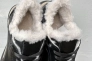 Жіночі кросівки шкіряні зимові чорні Picani 003 Фото 2
