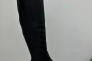 Сапоги женские кожаные черного цвета на каблуках зимние Фото 17