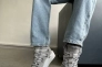 Замшеві черевики жіночі сірого кольору зимові Фото 2