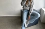 Ботинки женские замшевые серого цвета зимние Фото 8