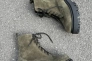 Ботинки женские замшевые цвета хаки зимние Фото 8