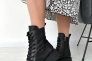Ботинки женские кожаные черного цвета зимние Фото 1