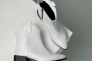 Ботинки ковбойки женские кожа рептилия белого цвета на каблуке демисезонные с замком Фото 12