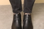 Ботинки кожаные с мехом 587477 Черные Фото 3