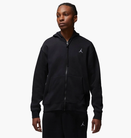 Толстовка Air Jordan Essentials Mens Full-Zip Fleece Hoodie Black FJ7771-010 фото 15 — интернет-магазин Tapok