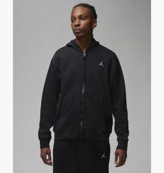 Толстовка Air Jordan Essentials Mens Full-Zip Fleece Hoodie Black FJ7771-010 фото 16 — интернет-магазин Tapok