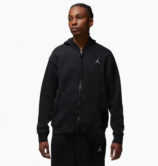 Толстовка Air Jordan Essentials Mens Full-Zip Fleece Hoodie Black FJ7771-010 фото 1 — интернет-магазин Tapok