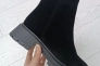 Черевики жіночі замшеві чорні зимові Фото 1