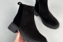 Ботинки женские замшевые черные зимние Фото 13