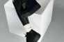 Черевики жіночі замшеві чорні на чорній підошві зимові Фото 4
