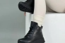 Кросівки жіночі шкіряні чорного кольору зимові Фото 2