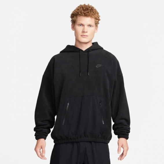 Кофта мужская Nike M Club+ Polar Flc Po (FB8388-010) фото 1 — интернет-магазин Tapok