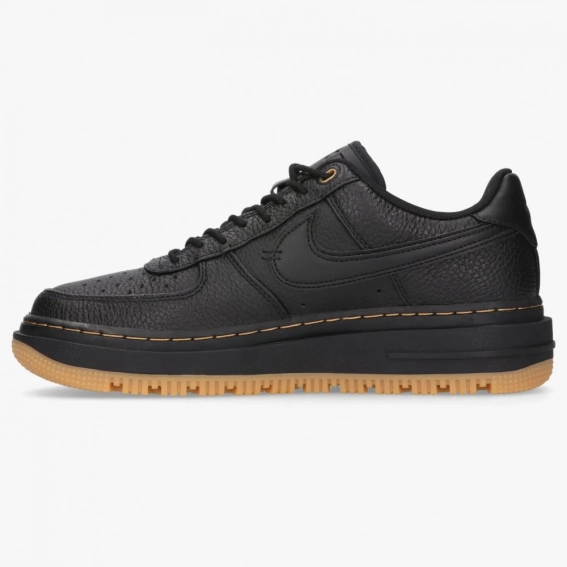 Nike air force 1 black leather best sale