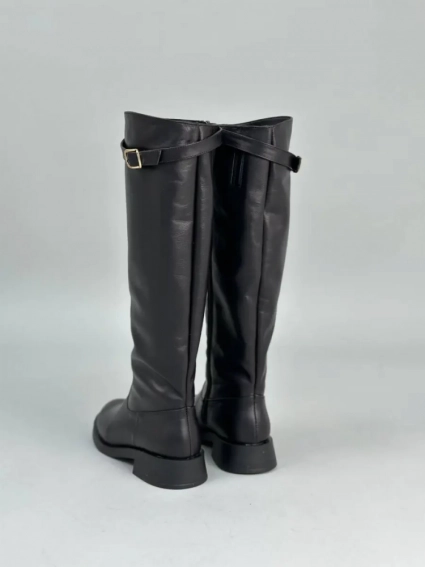 Сапоги женские кожаные черные зимние фото 10 — интернет-магазин Tapok