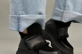 Ботинки женские кожаные черные с вставками замши Фото 1