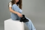 Ботинки женские кожаные черные с вставками замши Фото 4
