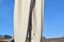 Сапоги чулки женские кожаные цвета латте зимние Фото 1
