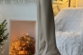 Сапоги чулки женские кожаные цвета латте зимние Фото 9