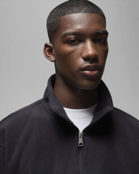Кофта Air Jordan Essentials Winterized Fleece Half-Zip Black FD7863-010 фото 4 — інтернет-магазин Tapok