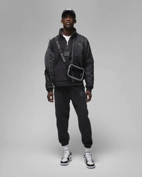 Кофта Air Jordan Essentials Winterized Fleece Half-Zip Black FD7863-010 фото 7 — інтернет-магазин Tapok