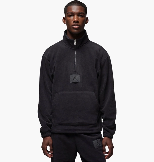 Кофта Air Jordan Essentials Winterized Fleece Half-Zip Black FD7863-010 фото 8 — інтернет-магазин Tapok
