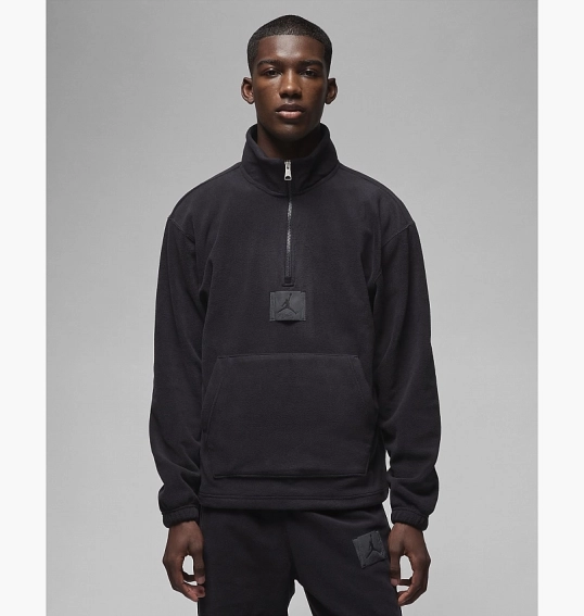 Кофта Air Jordan Essentials Winterized Fleece Half-Zip Black FD7863-010 фото 9 — інтернет-магазин Tapok