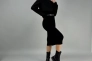 Челси женские кожаные черные на черной подошве демисезонные Фото 8