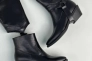 Чоботи козаки жіночі шкіра чорного кольору демісезонні Фото 12