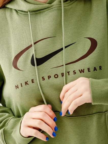 Толстовка Nike NS FLC OS PO HD SWSH FN7698-386 фото 3 — интернет-магазин Tapok