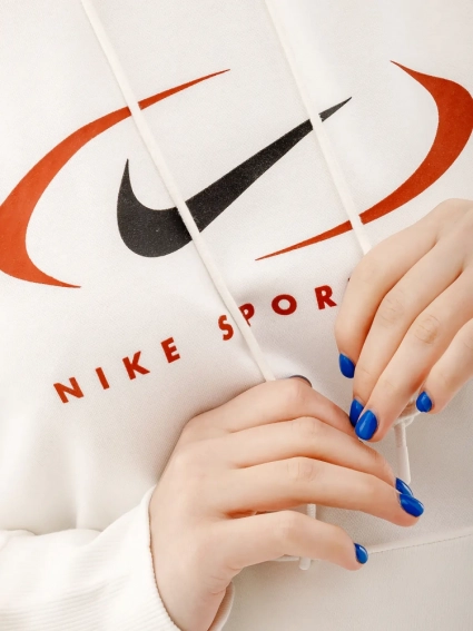 Толстовка Nike NS FLC OS PO HD SWSH FN7698-133 фото 3 — интернет-магазин Tapok