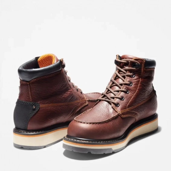 Ботинки Timberland Pro® Gridworks Waterproof Moc-Toe Work Boot Bordo TB0A1KRQ214 фото 6 — интернет-магазин Tapok