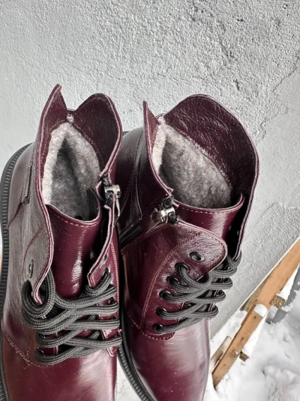 Женские ботинки кожаные зимние Milord 1070 фото 2 — интернет-магазин Tapok
