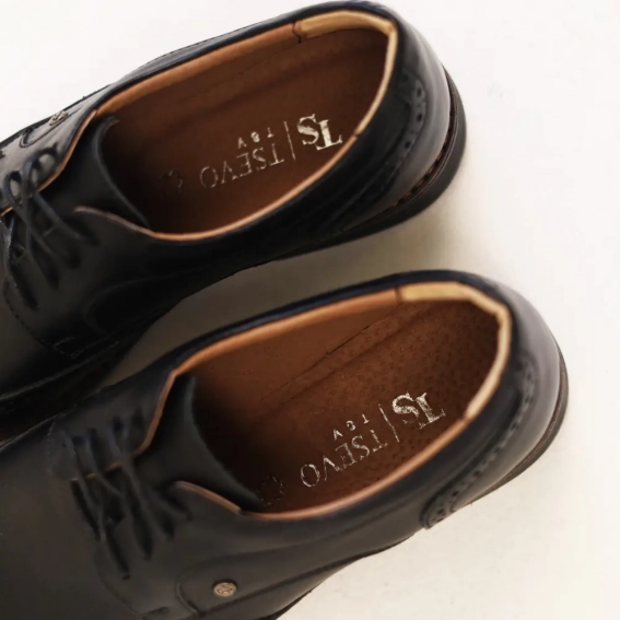 Туфлі чоловічі шкіряні класичні 586498 Чорні фото 6 — інтернет-магазин Tapok