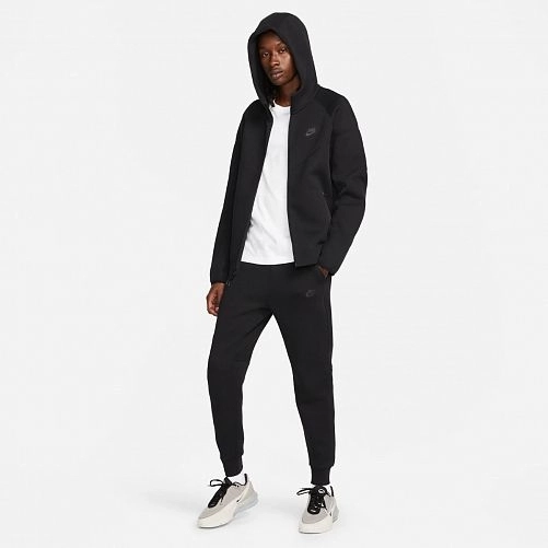 Чоловіча кофта NIKE M NK TCH FLC FZ WR HOODIE FB7921-010 фото 3 — інтернет-магазин Tapok