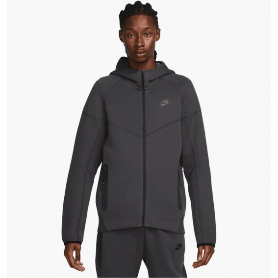 Мужская кофта NIKE M NK TCH FLC FZ WR HOODIE FB7921-060 фото 1 — интернет-магазин Tapok