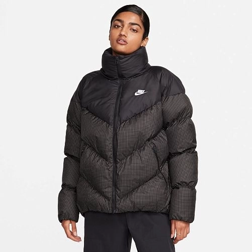 Женская куртка NIKE W NSW TF ECDWN GS NK WINDPFR FB8788-010 фото 1 — интернет-магазин Tapok