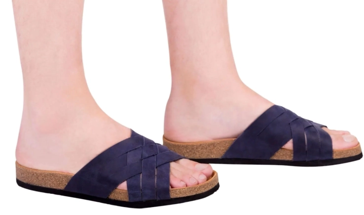 Ортопедические шлепанцы мужские Foot Care FA-309 Синий фото 8 — интернет-магазин Tapok