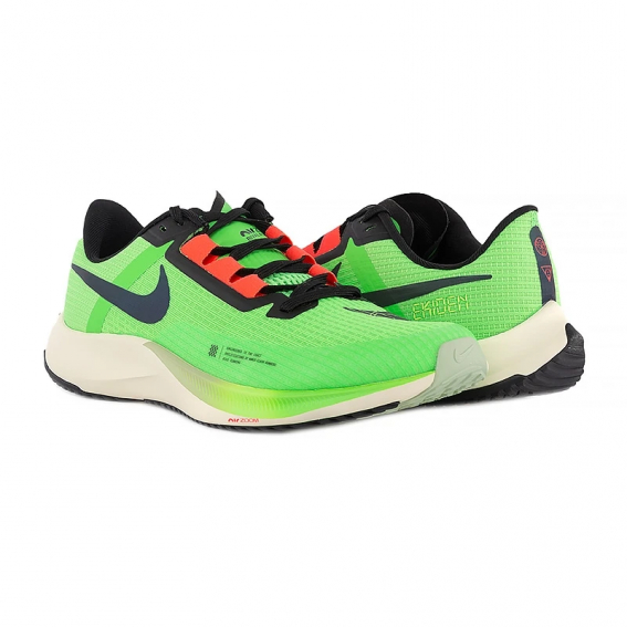 Чоловічі кросівки Nike NIKE AIR ZOOM RIVAL FLY 3 Салатовий фото 4 — інтернет-магазин Tapok
