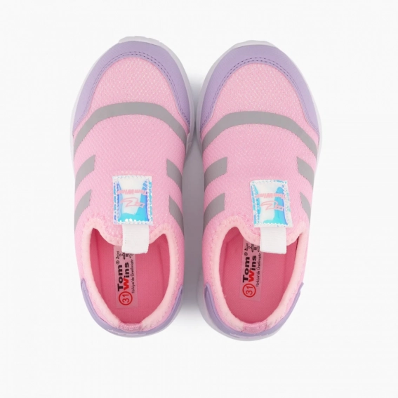 Слипоны для девочки TOMwins 790 Розовый фото 7 — интернет-магазин Tapok