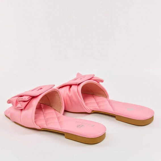 Шлепанцы женские 338061  Fashion Розовый фото 5 — интернет-магазин Tapok