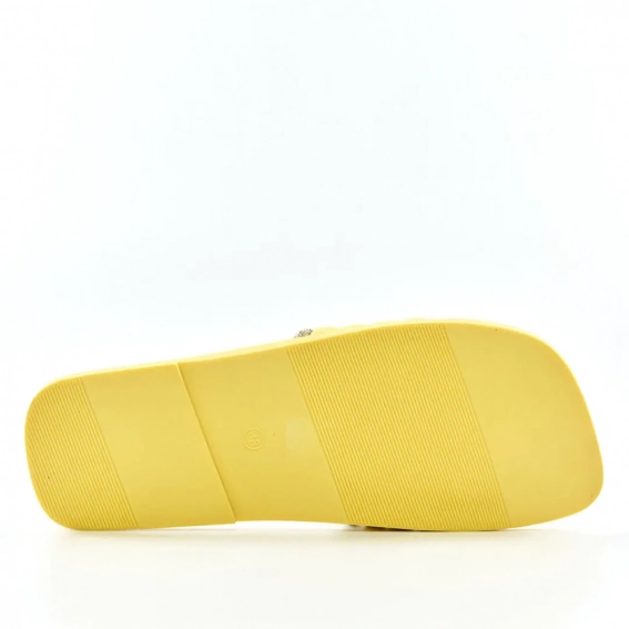 Шлепанцы женские 338123  Fashion Желтый фото 3 — интернет-магазин Tapok
