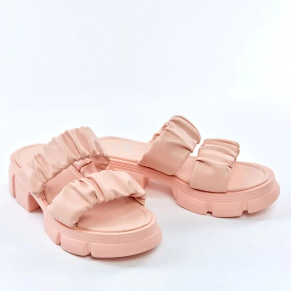 Шлепанцы женские 338057  Fashion Розовый фото 4 — интернет-магазин Tapok