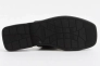 Шлепанцы женские кожаные 339913  Fashion Черный Фото 3
