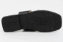 Шлепанцы женские кожаные 339918  Fashion Черный Фото 3