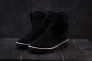Женские ботинки замшевые зимние черные Best Vak УГ 44 -01 Фото 5
