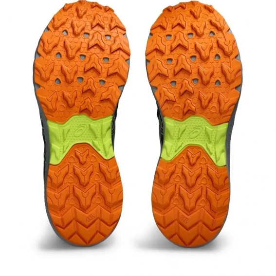 Мужские кроссовки ASICS GEL-VENTURE 9 WATERPROOF серый Зеленый Оранжевый SPU1011B705-020 фото 4 — интернет-магазин Tapok