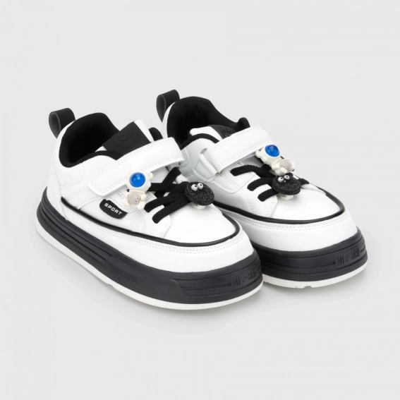 Кроссовки для мальчика Мышонок A69-2K Белый фото 1 — интернет-магазин Tapok