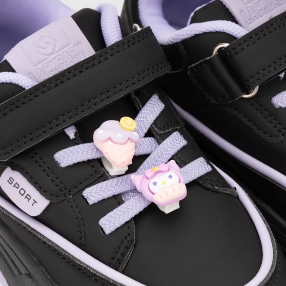 Кроссовки для девочки Мышонок A69-2M Черный фото 2 — интернет-магазин Tapok