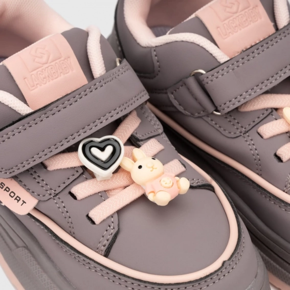 Кроссовки для девочки Мышонок A69-2P Сиреневый фото 2 — интернет-магазин Tapok
